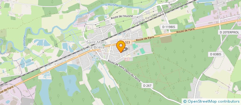 localisation de l'entreprise SCI LA BOUDROU  SAINT-MARS-LA-BRIERE