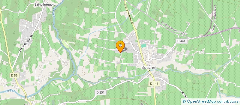 localisation de l'entreprise SCI LA BOUILLE 58  BOUCHET