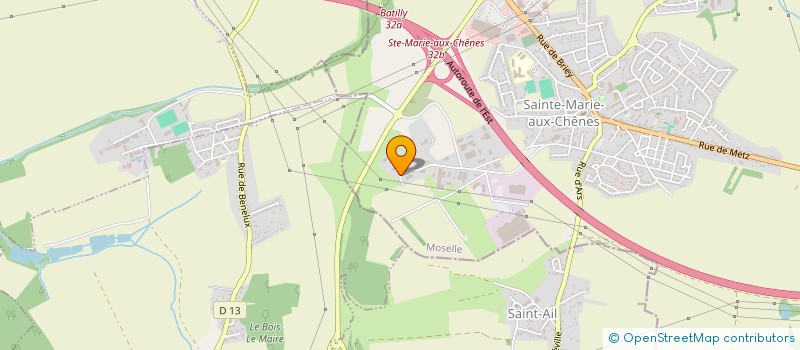 localisation de l'entreprise SCI LA BOULAGEOISE  SAINTE-MARIE-AUX-CHENES