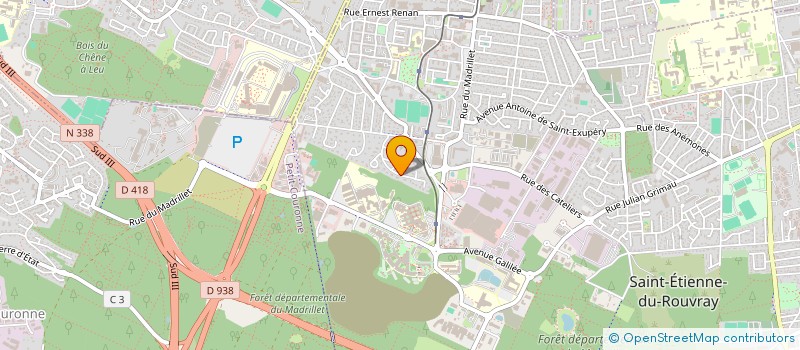 localisation de l'entreprise SCI LA BOULAIE INVESTISSEMENTS  SAINT-ETIENNE-DU-ROUVRAY