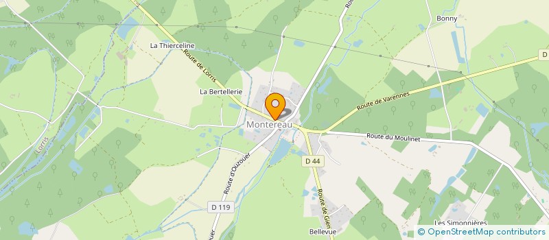 localisation de l'entreprise SCI LA BOULANGE à MONTEREAU