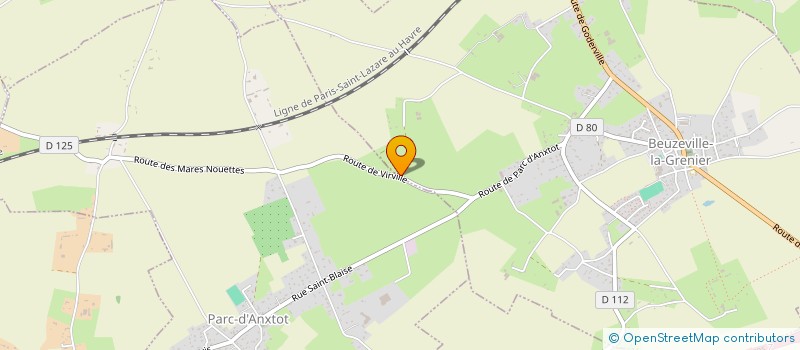 localisation de l'entreprise SCI LA BOULANGERE  BEUZEVILLE-LA-GRENIER