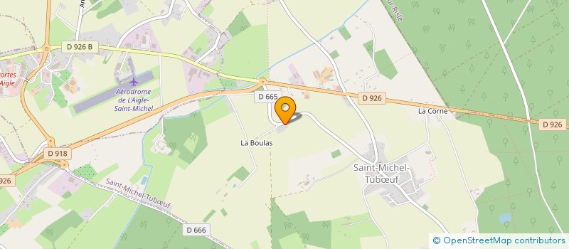 localisation de l'entreprise SCI LA BOULAS à SAINT-MICHEL-TUBOEUF