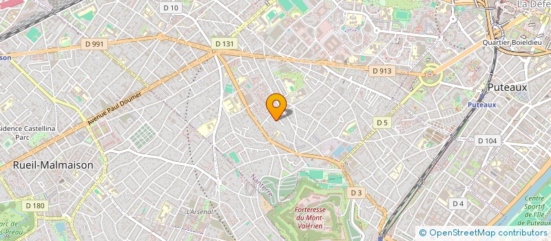 localisation de l'entreprise SCI LA BOULE  NANTERRE