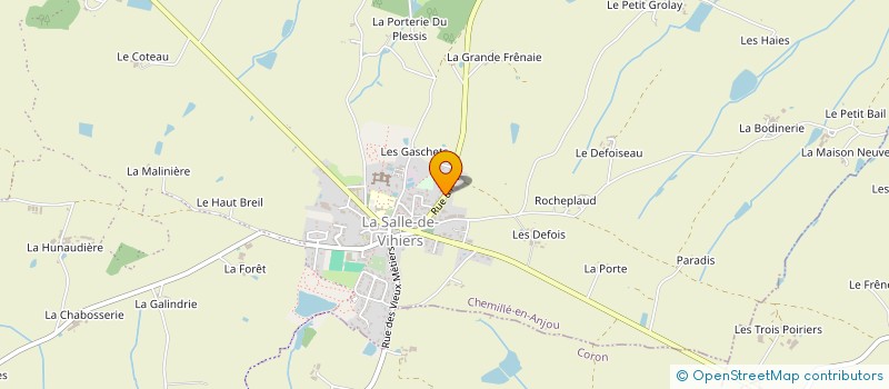 localisation de l'entreprise SCI LA BOULE D'OR à LYS-HAUT-LAYON