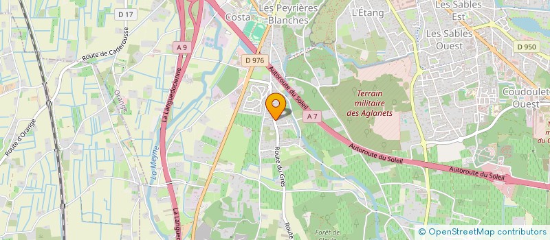 localisation de l'entreprise SCI LA BOULE D'OR  ORANGE