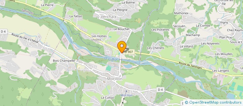 localisation de l'entreprise SCI LA BOULE DE NEIGE  VERCHAIX