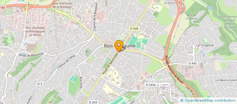 localisation de l'entreprise SCI LA BOULEAUTIERE à BOIS-GUILLAUME