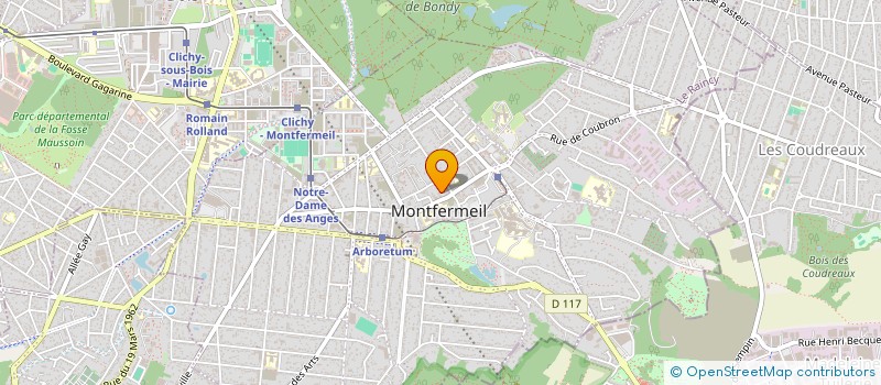 localisation de l'entreprise SCI LA BOULOGNOISE  MONTFERMEIL