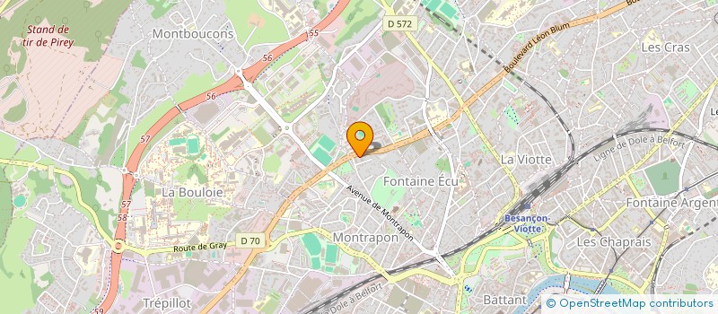 localisation de l'entreprise SCI LA BOULOIE  BESANCON