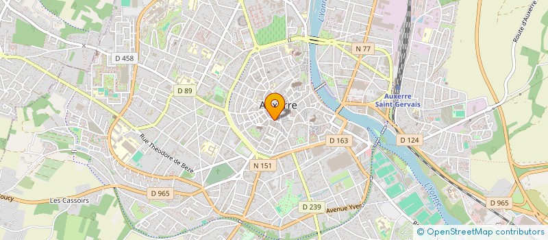 localisation de l'entreprise SCI LA BOULOIE à AUXERRE