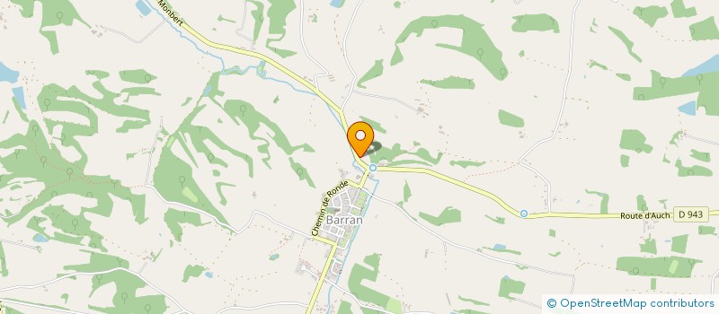 localisation de l'entreprise SCI LA BOURDETTE  ORDAN-LARROQUE