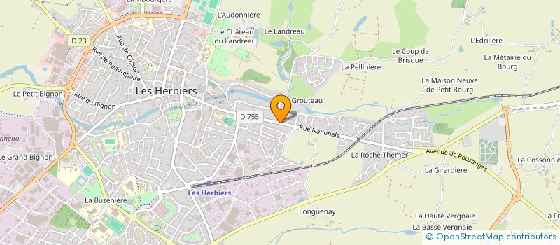 localisation de l'entreprise SCI LA BOURDILUNE à LES HERBIERS