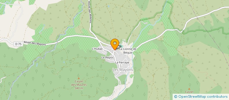 localisation de l'entreprise SCI LA BOURETTE  FLASSANS-SUR-ISSOLE