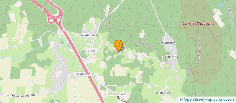 localisation de l'entreprise SCI LA BOURGEOISIE  CHANGE