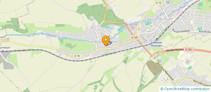 localisation de l'entreprise SCI LA BOURGOGNE  CAMBLAIN-CHATELAIN