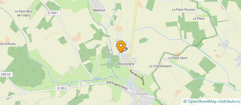 localisation de l'entreprise SCI LA BOURGOGNE à COMBRES