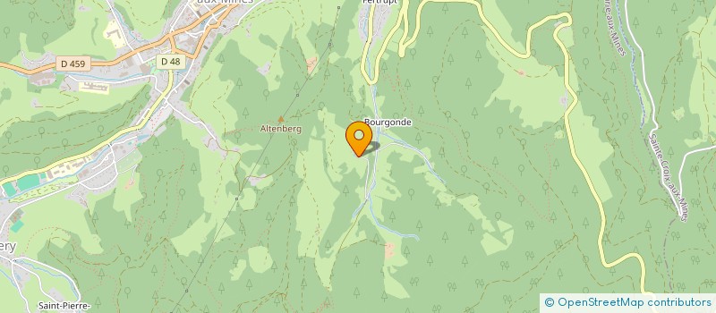 localisation de l'entreprise SCI LA BOURGONDE  SAINTE-MARIE-AUX-MINES