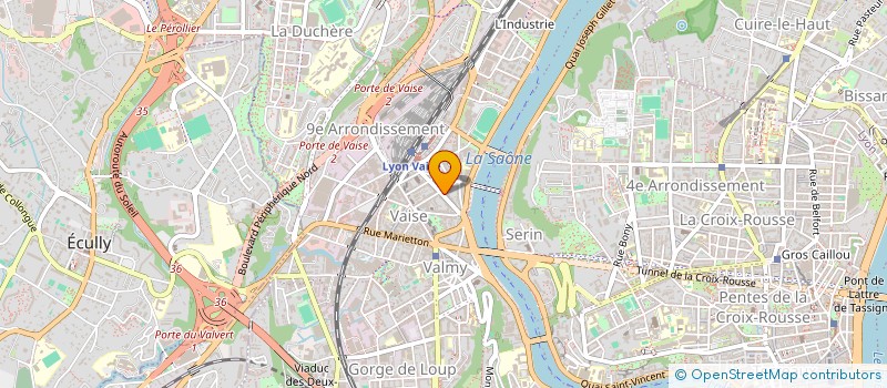 localisation de l'entreprise SCI LA BOURGOULIERE  LYON