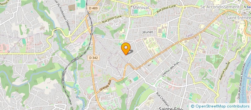 localisation de l'entreprise SCI LA BOURGUISANNE  LYON 5EME