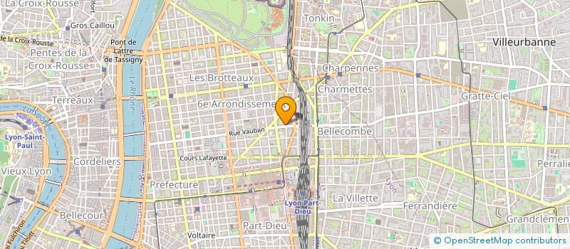 localisation de l'entreprise SCI LA BOURLATIERE  LYON