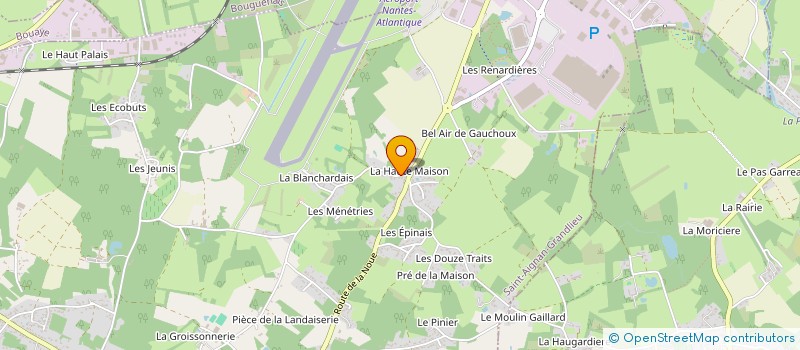 localisation de l'entreprise SCI LA BOURNE  SAINT-AIGNAN-GRANDLIEU