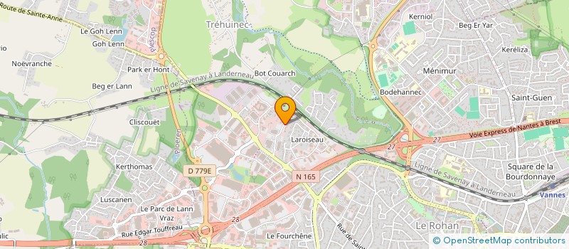 localisation de l'entreprise SCI LA BOUSSOLE à VANNES