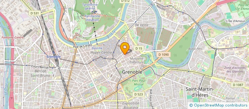 localisation de l'entreprise SCI LA BOUTIK  GRENOBLE