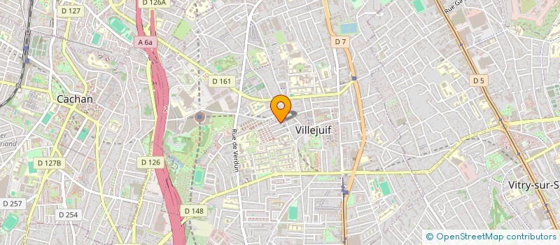 localisation de l'entreprise SCI LA BOUVINERIE à VILLEJUIF