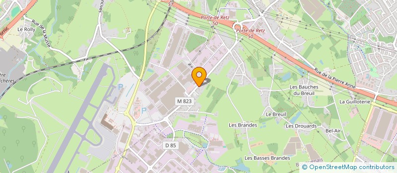 localisation de l'entreprise SCI LA BOUVRE à BOUGUENAIS