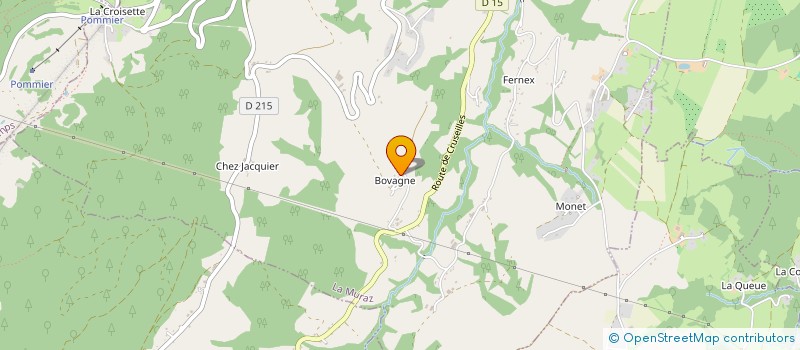 localisation de l'entreprise SCI LA BOVAGNERIE  LA MURAZ