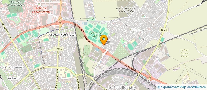 localisation de l'entreprise SCI LA BOVETTE  BETHENY