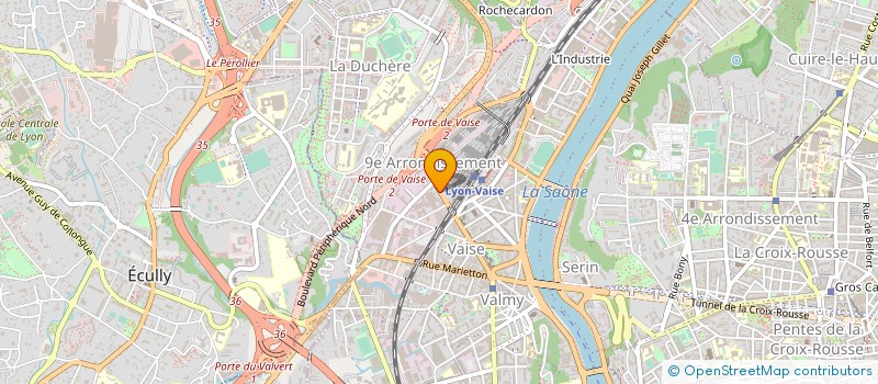 localisation de l'entreprise SCI LA BRAMM  LYON