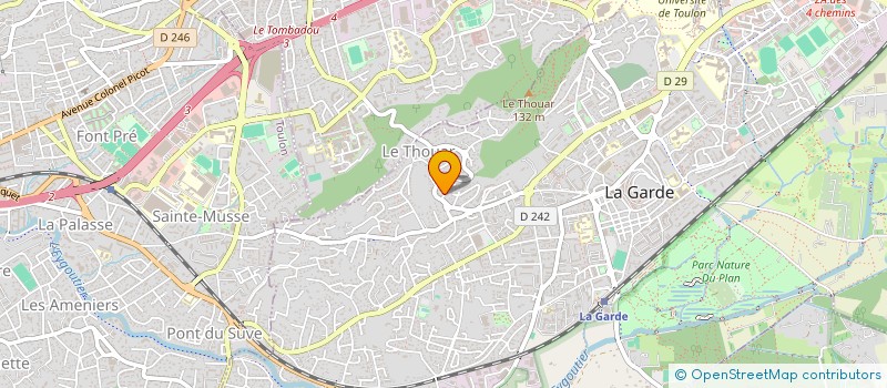 localisation de l'entreprise SCI LA BRANCHERE à LA GARDE