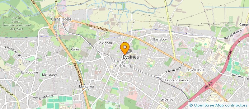 localisation de l'entreprise SCI LA BRANDE  EYSINES