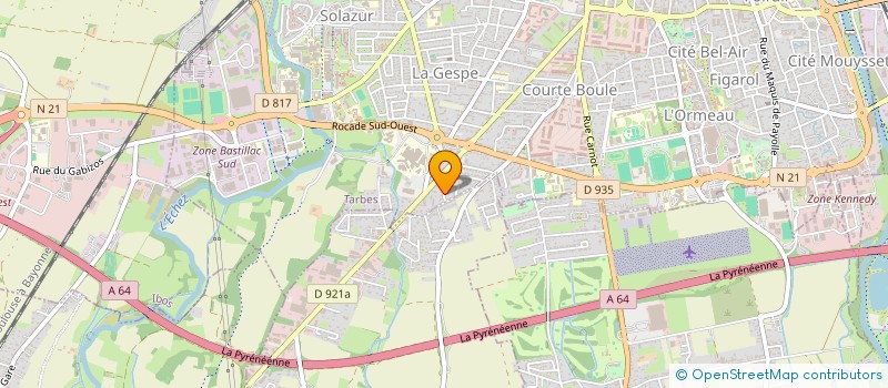 localisation de l'entreprise SCI LA BRASILIENNE  TARBES