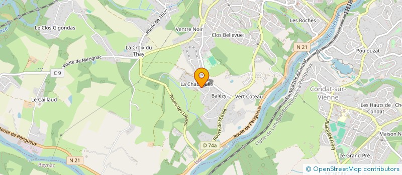 localisation de l'entreprise SCI LA BRASSERIE à ISLE