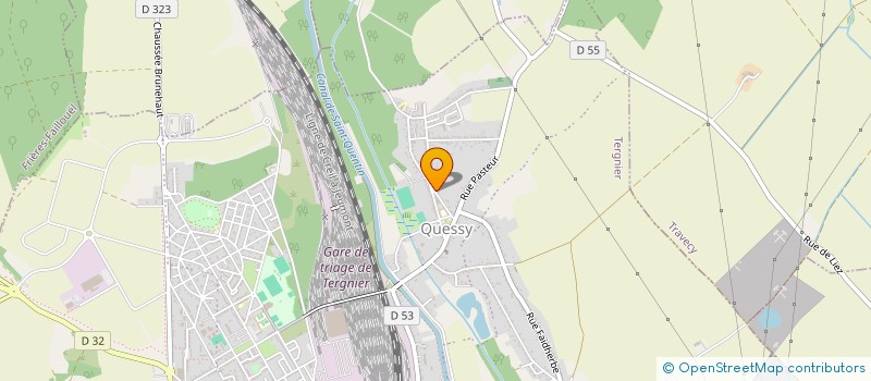 localisation de l'entreprise SCI LA BRASSERIE  TERGNIER