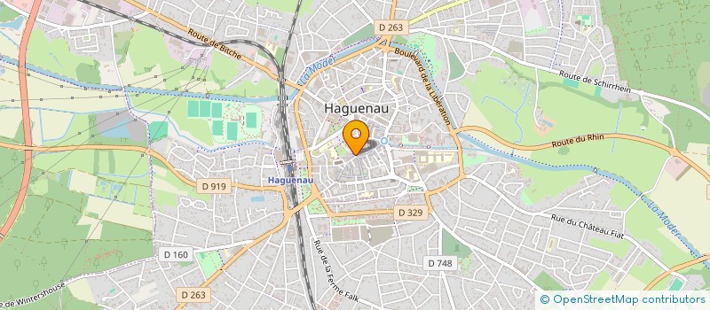 localisation de l'entreprise SCI LA BREBIS D'OR  HAGUENAU