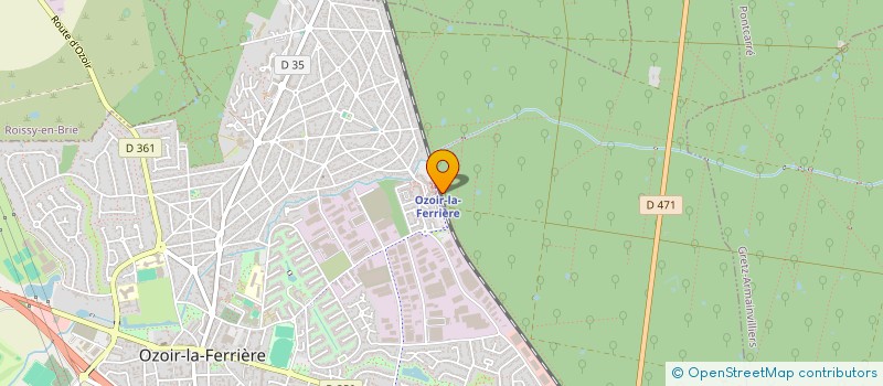 localisation de l'entreprise SCI LA BRECHE AUX LOUPS JALLAS  OZOIR-LA-FERRIERE