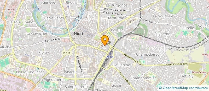 localisation de l'entreprise SCI LA BRECHE SAINT HILAIRE à NIORT