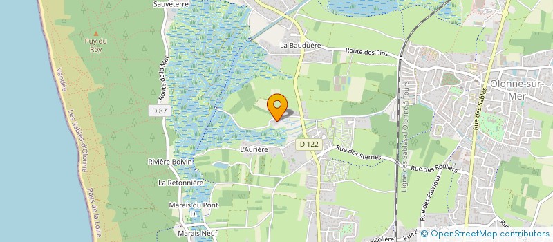 localisation de l'entreprise SCI LA BRECHOIRE à LES SABLES D'OLONNE