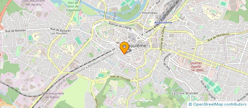 localisation de l'entreprise SCI LA BREE à ANGOULEME
