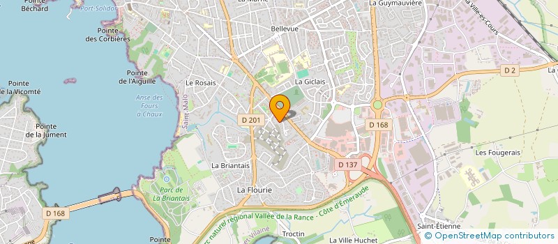 localisation de l'entreprise SCI LA BREE  SAINT-MALO