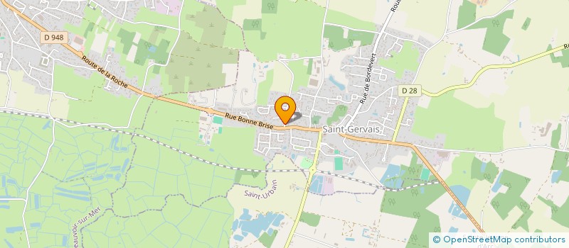 localisation de l'entreprise SCI LA BREMOISE  BRIOUX-SUR-BOUTONNE