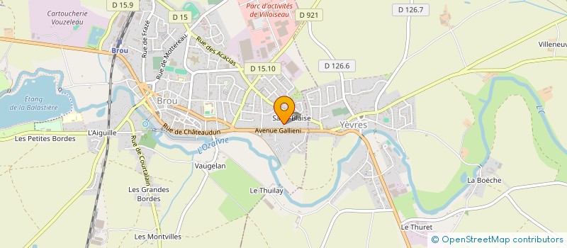 localisation de l'entreprise SCI LA BRENNE à BROU