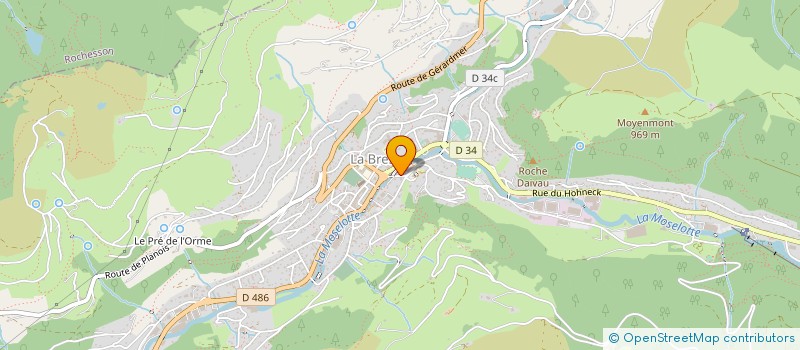 localisation de l'entreprise SCI LA BRESSAUDE  LA BRESSE