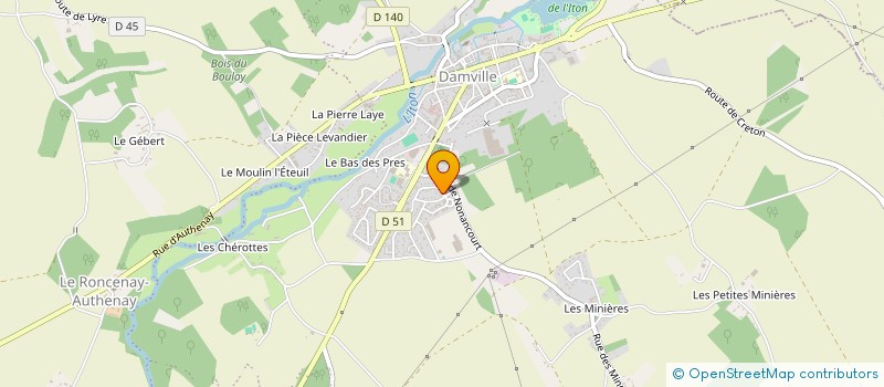 localisation de l'entreprise SCI LA BRETONNIE  MESNILS-SUR-ITON