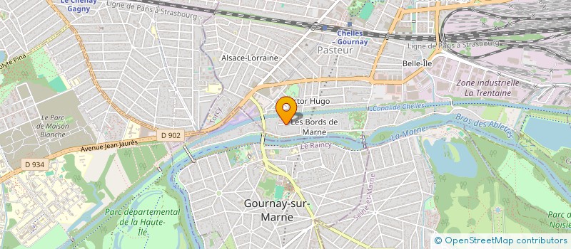 localisation de l'entreprise SCI LA BRETONNIERE  CHELLES