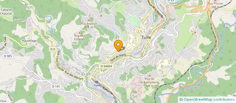 localisation de l'entreprise SCI LA BRETONNIERE  TULLE